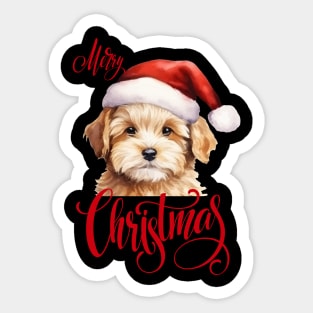 Merry and bright designs Sticker